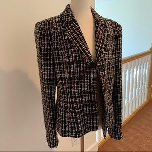 Women’s plaid blazer - Size 12 EUC